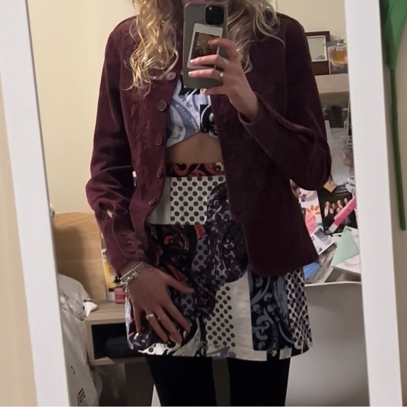 Topshop Mini Patterned Dress - Picture 8 of 8